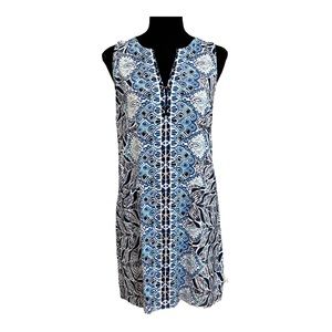 Lily Pulitzer Kelby Stretch Shift Resort Blue/White A Mermaid’s Tail Dress